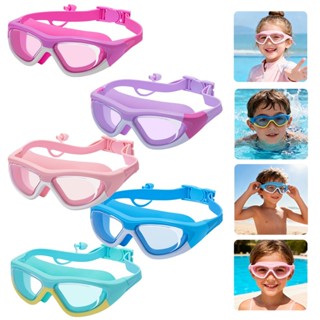 Óculos Antiembaçante de Natação Infantil com Protetor de Orelha Ajustavel em Oferta na Shopee