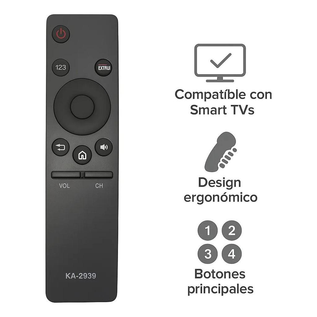 Controle Remoto Para Tv Samsung 4k Smart