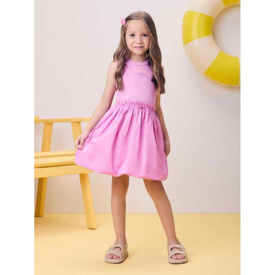 VESTIDO REGATA COM SAIA BALONE MOMI