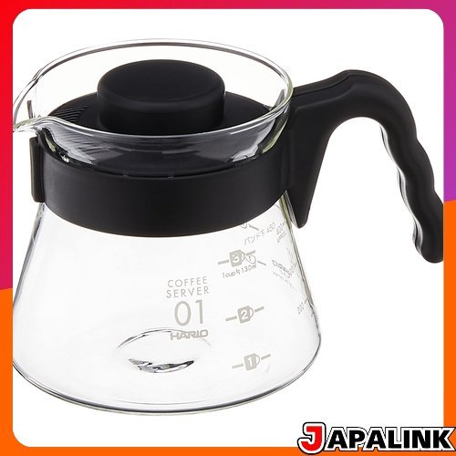 Cafeteira HARIO V60, em vidro resistente ao calor, própria para micro-ondas, para café coado. 【Direct from Japan】