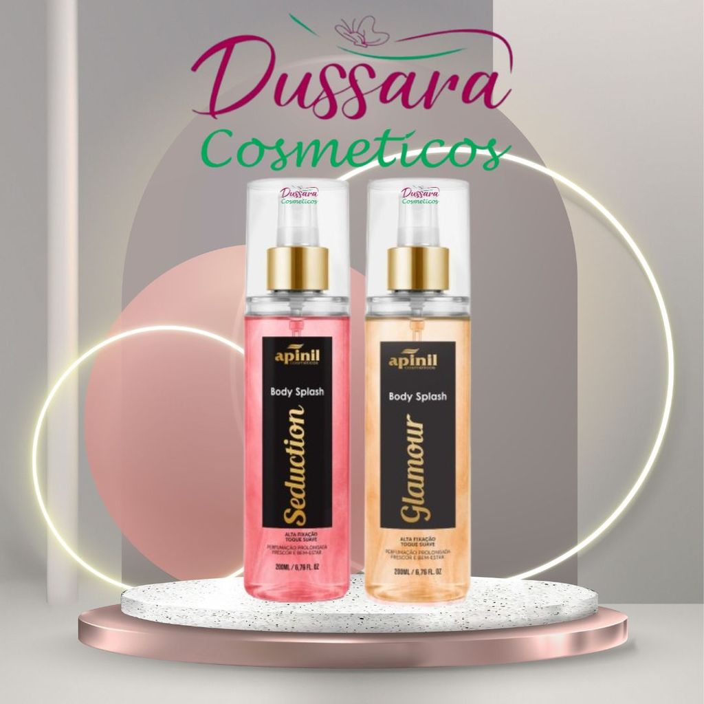 BODY SPLASH GLAMOUR 200ML APINIL + BODY SPLASH SEDUCTION 200ML APINIL