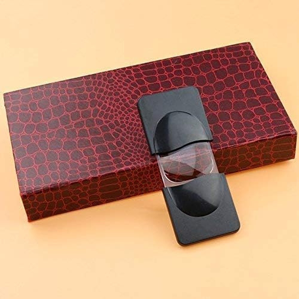 LUPA DE BOLSO PORTÁTIL RETRÁTIL PARA LEITURA COM AUMENTO IDEAL PARA LIVROS DOCUMENTOS em Oferta na Shopee