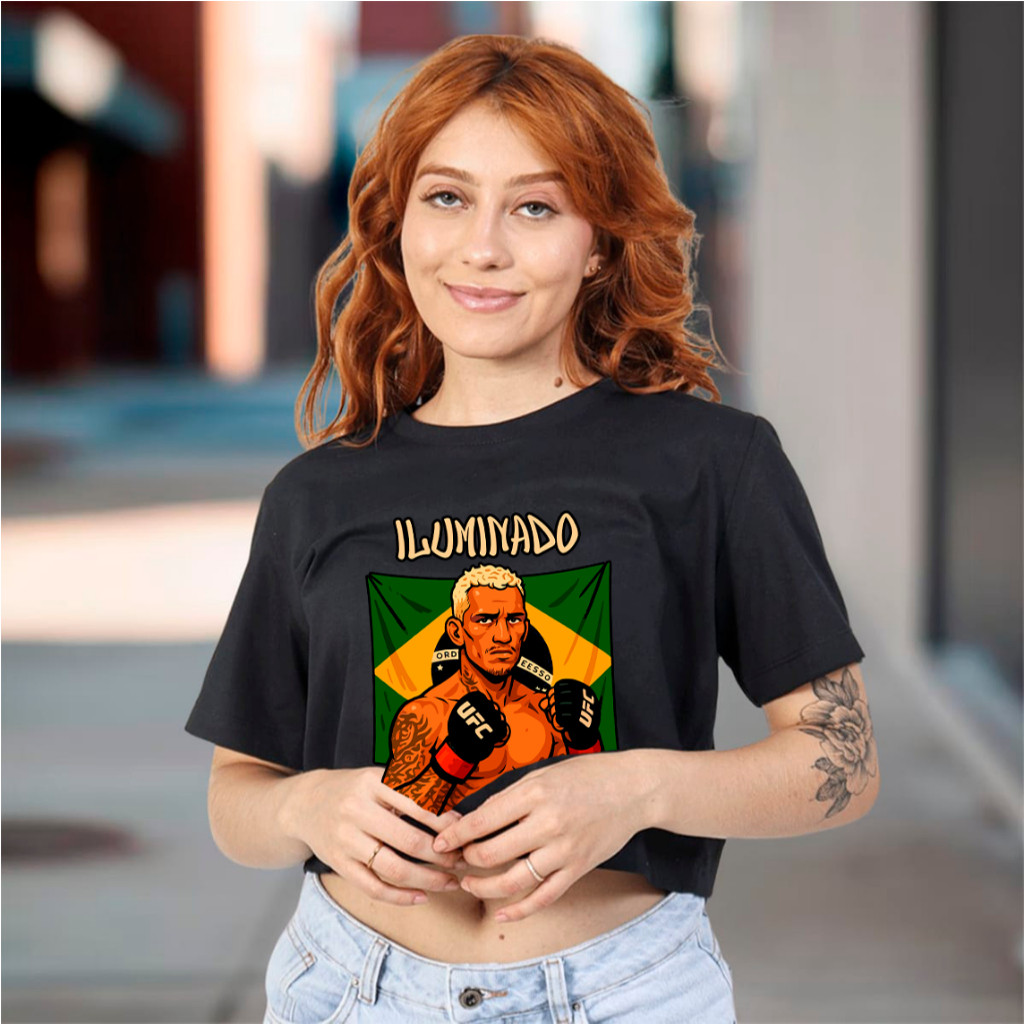 Blusa Cropped Charles do Bronx Oliveira ufc