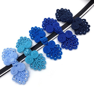 1 Par De Botões De Roupas Tradicionais Chinesas Estilo Étnico Chinês Sete Contas Acessórios De Decoração Artesanais De B