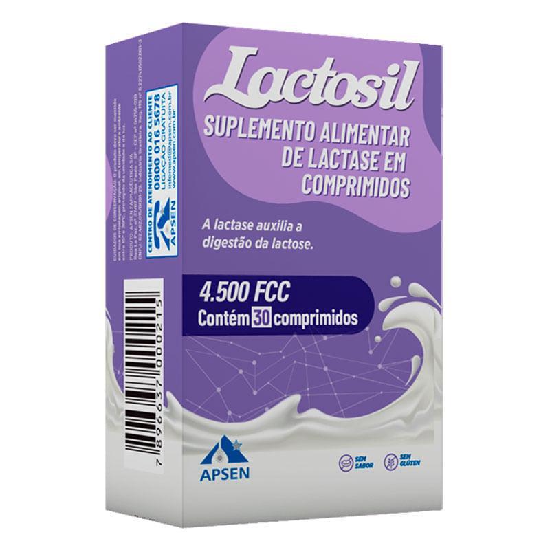 Suplemento Alimentar Lactosil 4.500 FCC 30 Comprimidos em Oferta na Shopee