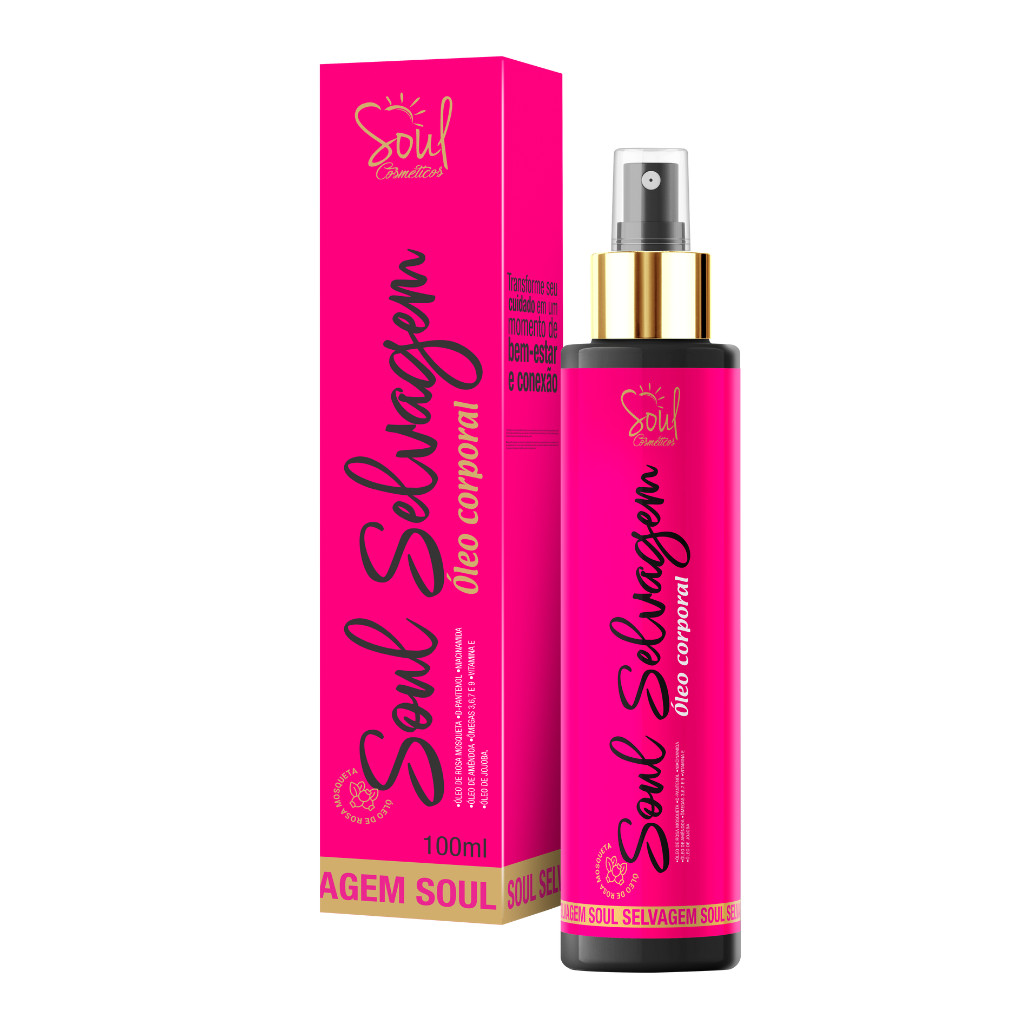 Soul Selvagem Óleo Corporal Clareador 100ml Soul Cosméticos em Oferta na Shopee