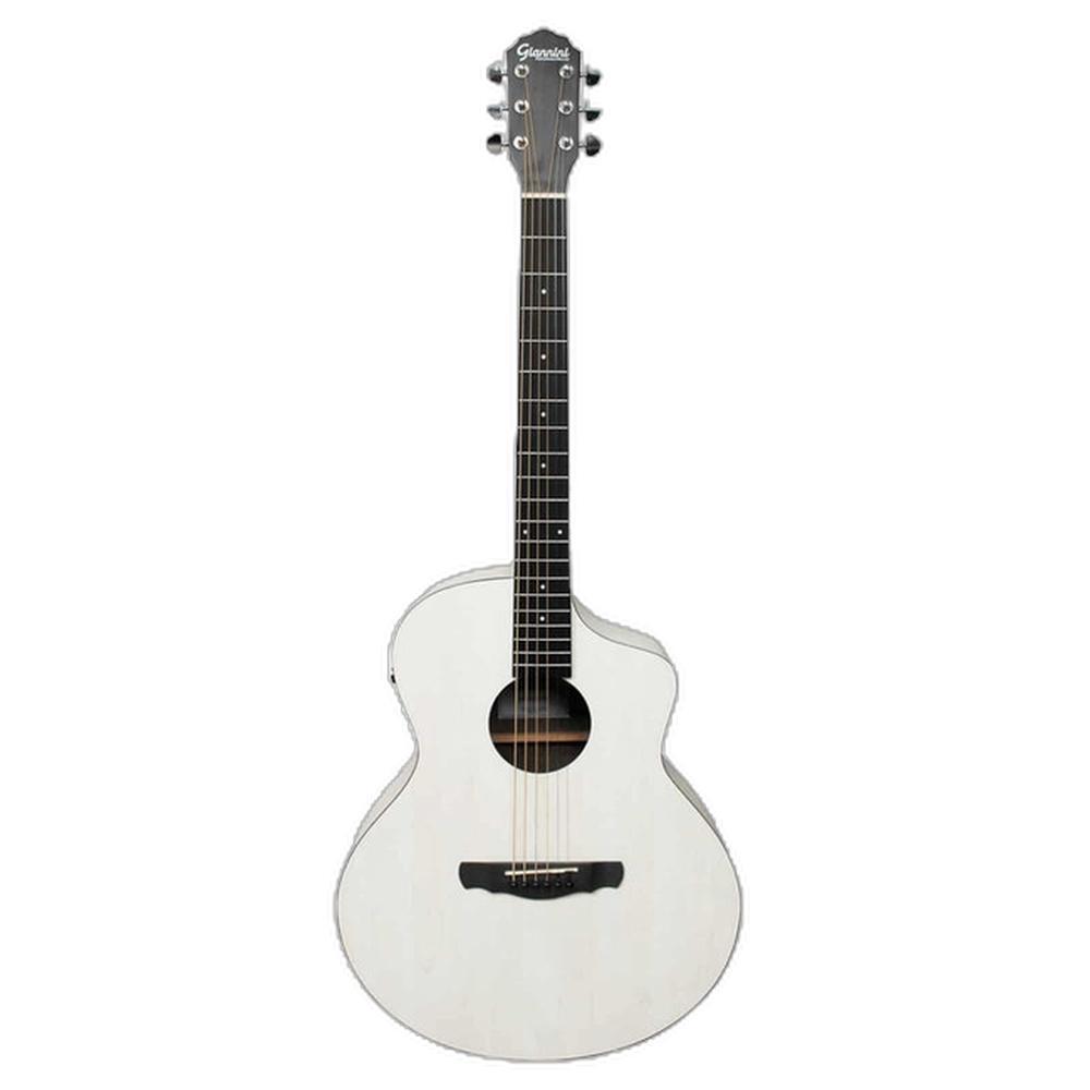 VIOLAO GIANNINI GJM CEQ SWH ACO JUMBO MAPLE EL/AC CUTAWAY SATIN WHITE C/ BAG