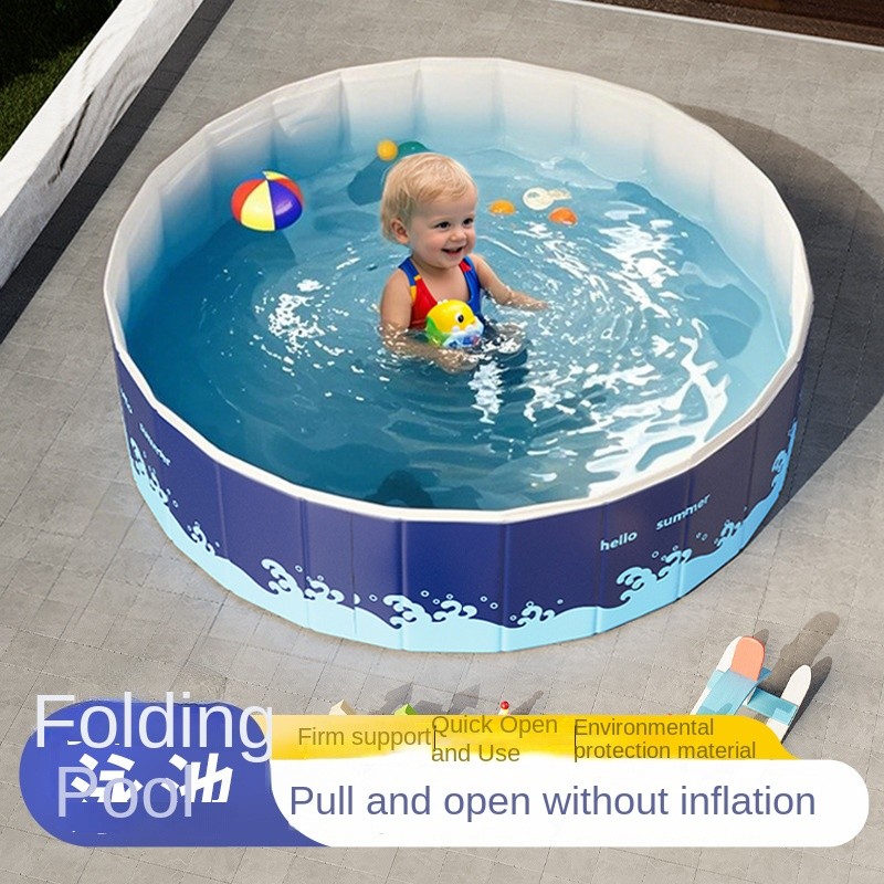 Proteção ambiental ao ar livre espessada portátil sem instalação piscina acolchoada infantil 90 * 48 cm grande piscina d