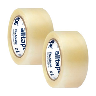 Fita Adesiva Transparente 48mm x 100m fechamento de caixas e-commerce correios em Oferta na Shopee