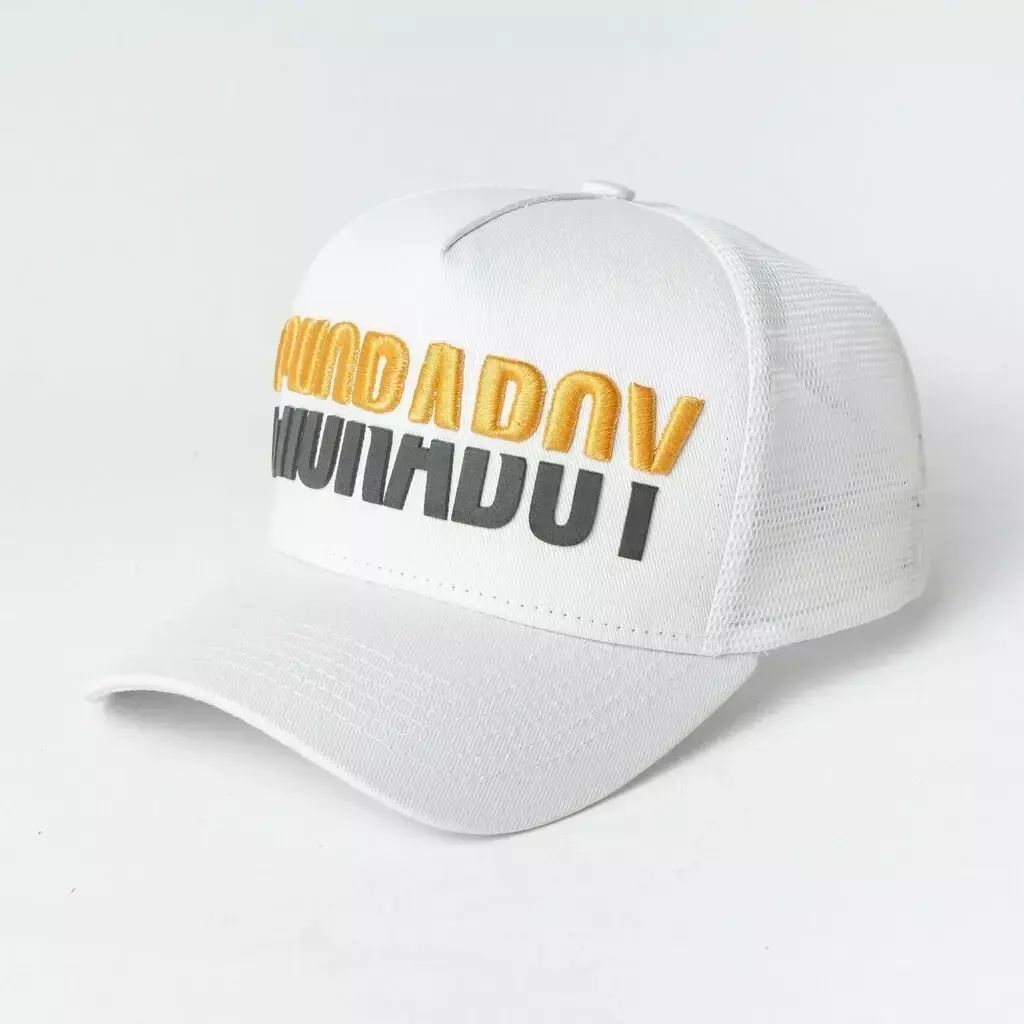 Boné ChoraBoy Aba Curva Trucker - Premium - Branco - REF 06