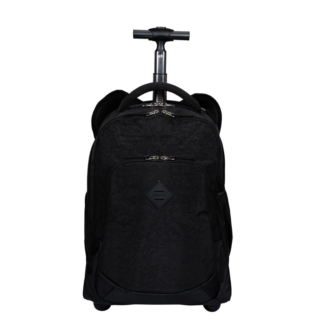 Mochila Carrinho 2 em 1 Sestini Rolling Crinkle Preto em Oferta na Shopee