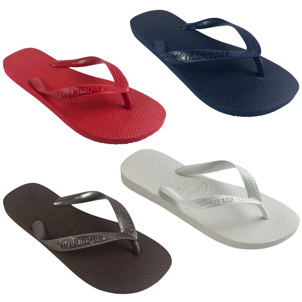 Chinelo Havaianas TOP Unissex Original Legítimo Macio Unicolor Liso Praia em Oferta na Shopee