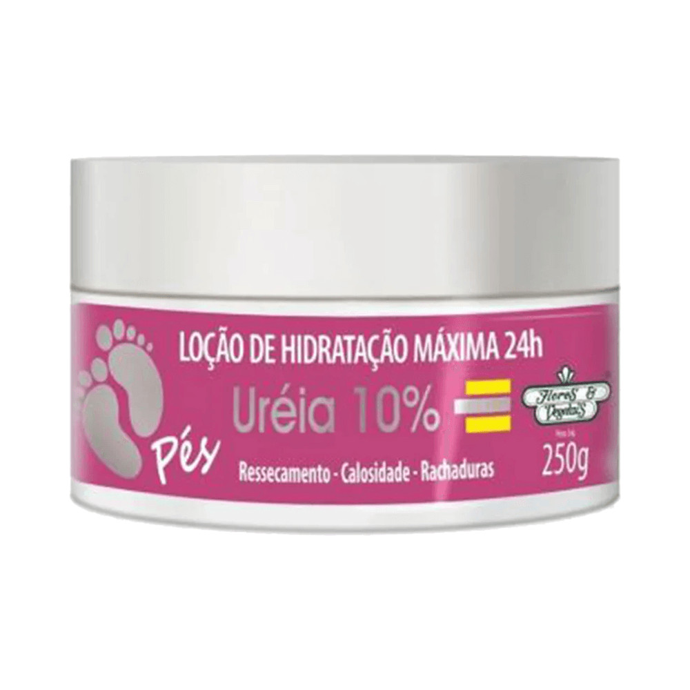 Loção Hidratante Para os Pés Flores e Vegetais 24 horas 250g em Oferta na Shopee