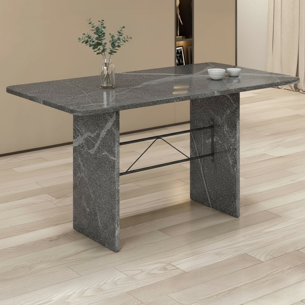 Mesa Retangular Tampo 140x75cm Base Granito Topázio Granito Topázio em Oferta na Shopee
