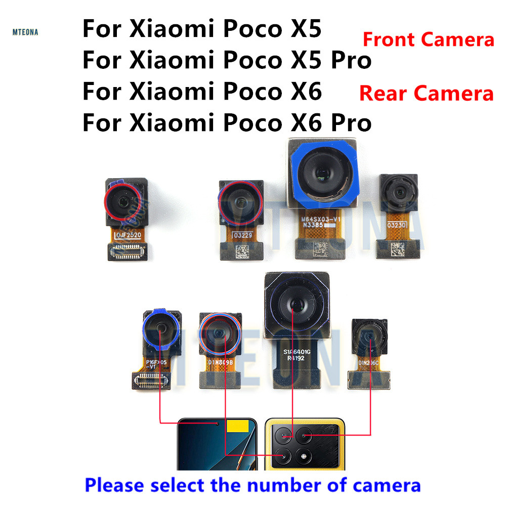 Módulo De Câmera Principal Traseira Grande Testada Para Xiaomi Poco X5 X6 Pro Pe