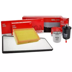 Kit Revisão Filtros Celta 2003-2017 Prisma 2006-2011 1.0/1.4 Original Wega