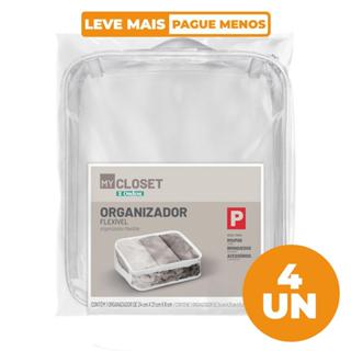 Kit 4 Organizador Flexível PVC Tamanho Pequeno My Closet Ordene em Oferta na Shopee