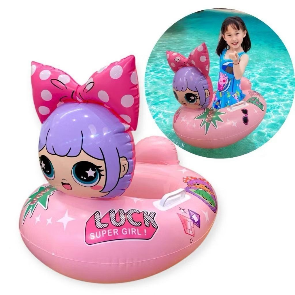 Boia Bote Fralda Inflável Infantil Bebê Menina Brinquedo Piscina Praia Mar Verão Segurança Proteção Divertido Colorido