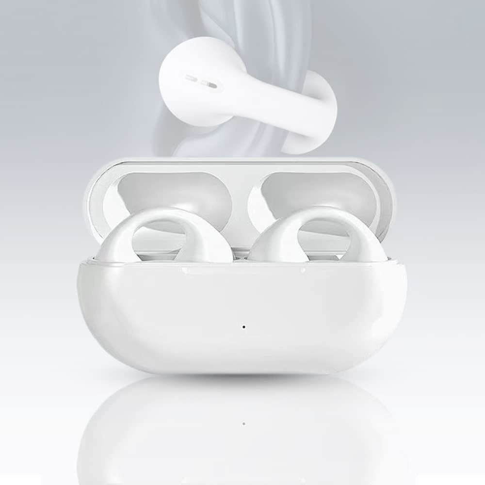 Fone De Ouvido Ambie Sound Earcuffs Condução De Ossos Sem Fio Bluetooth Auriculares TWS Earbuds Branco