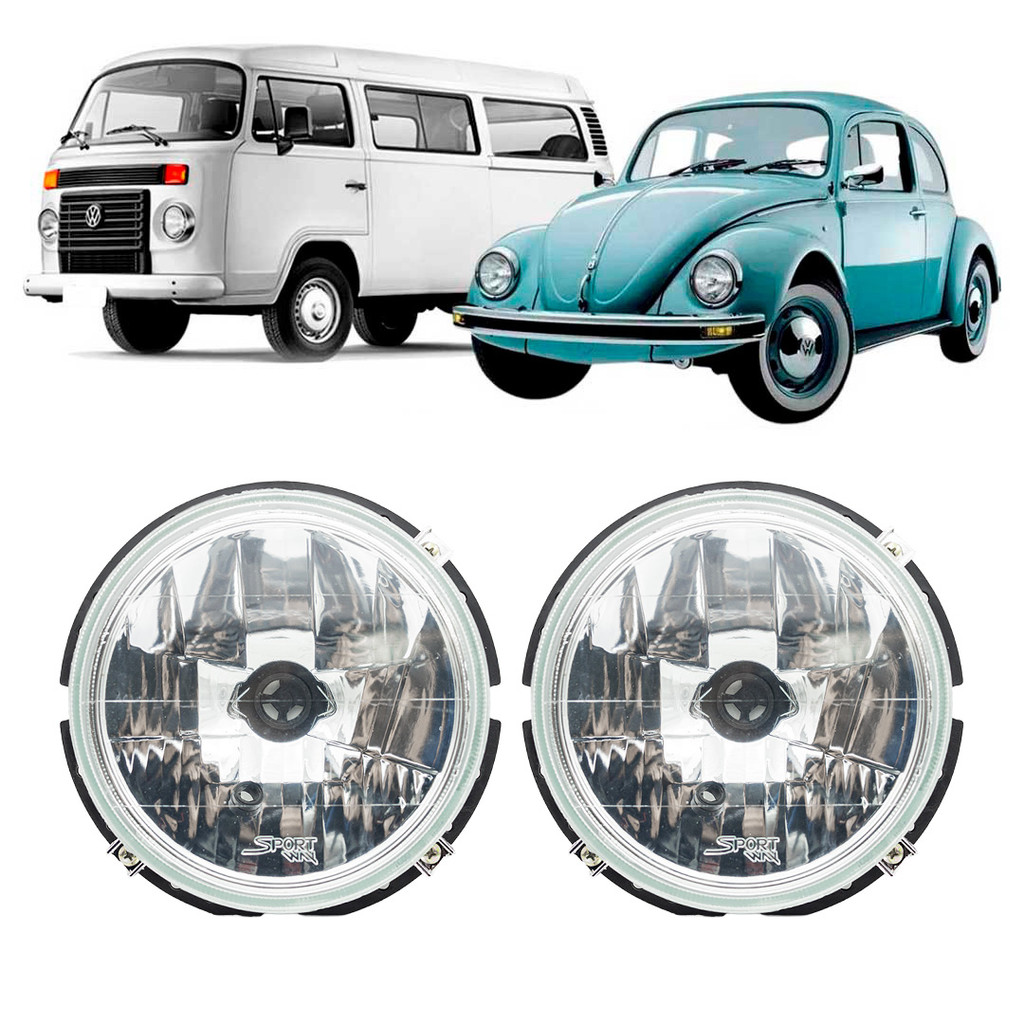Par Farol Fusca Passat 1976/1996 Kombi 1976/2014  Lente Lisa