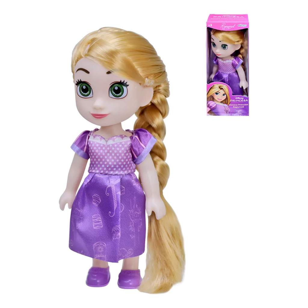 Brinquedo Infantil Mini Boneca Princesa Rapunzel 15cm +3 Anos Etitoys - YD-830 em Oferta na Shopee