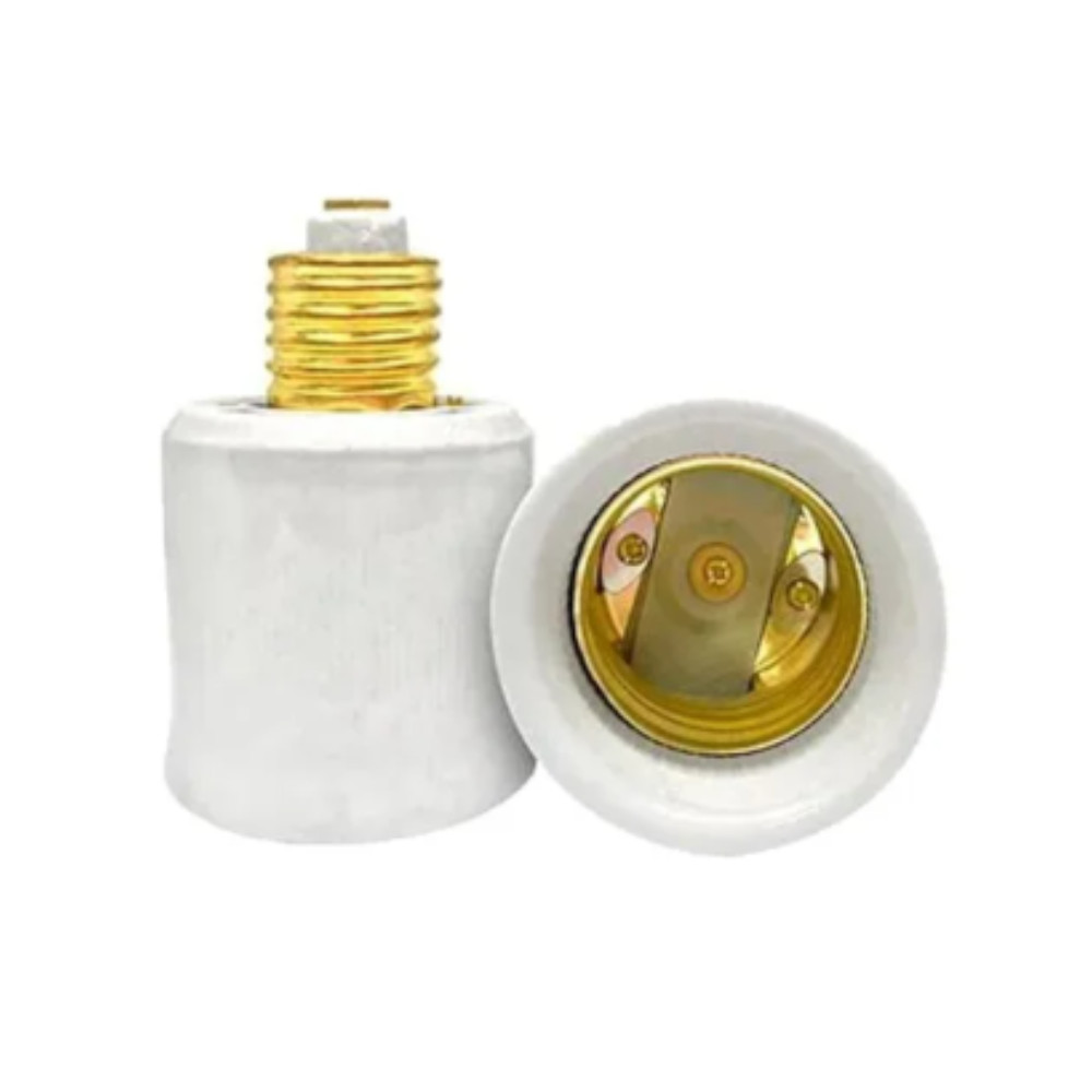 Soquete Para Lâmpadas Adaptador De Porcelana E27 Para E40 Germer