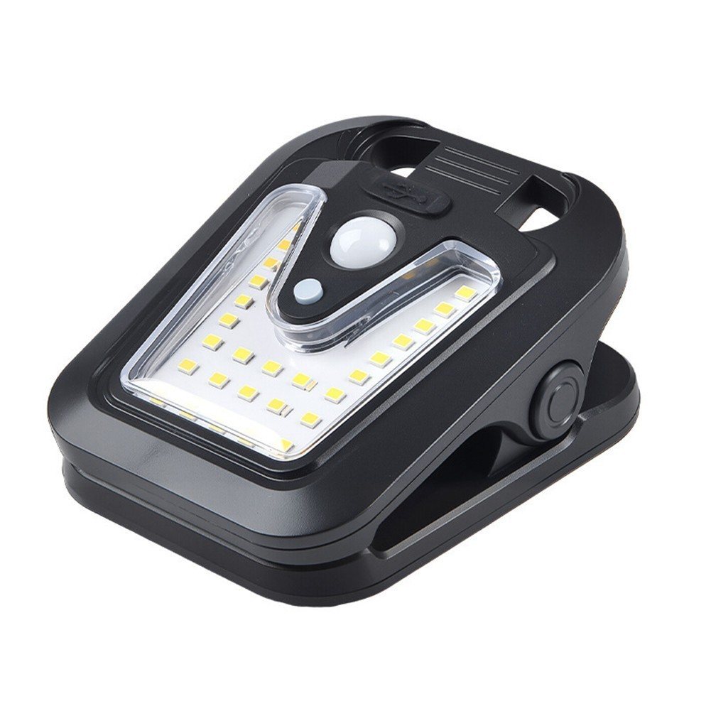 Lâmpada De Parede Solar E USB 2 EM 1 Com Garra de Clip Movida A Energia Solar C/ Sensor De Movimento