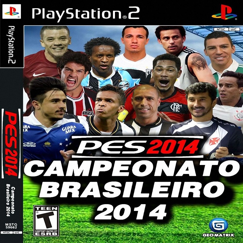 Jogo Ps 2 Pes 2014 Pro Evolution Soccer Brasileirão