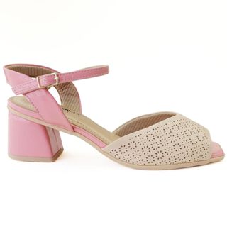 Sandália Feminina Salto Bloco Médio Piccadilly Maxi Conforto em Oferta na Shopee