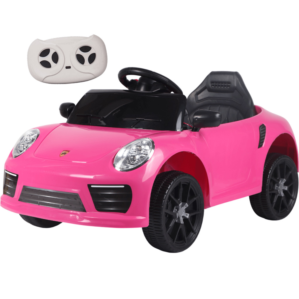 Carro Elétrico Infantil Zippy Toys Compact Porsche Rosa 6V em Oferta na Shopee