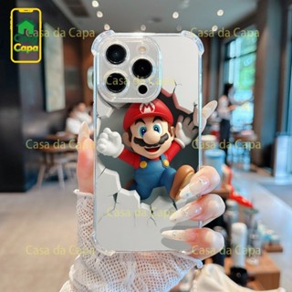 Capa Anti-Impacto Mario da Casa da Capa - Proteção nas Quatro Pontas para iPhone 17-7 X XR XS MAX PRO DLSJTM005&007 em Oferta na Shopee