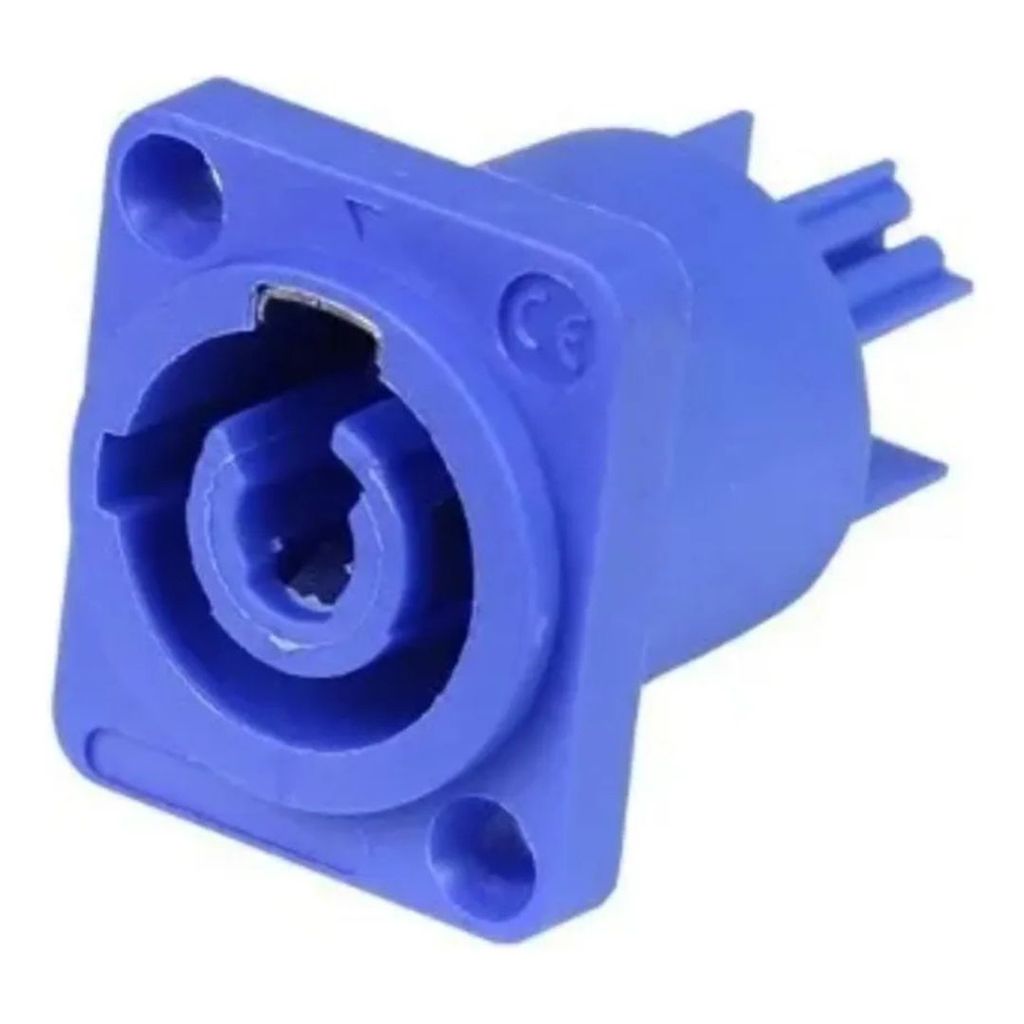 Plug Speakon Powercon Power In 3 Polos Painel Custom Sound em Oferta na Shopee