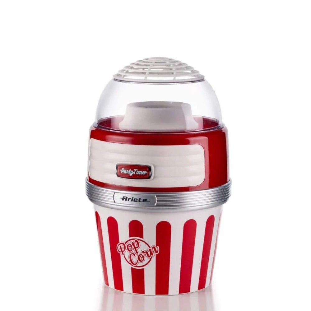 Pipoqueira Elétrica Ariete Party Time Retrô Vermelha 1100W 110V – Faz Pipoca Sem Óleo