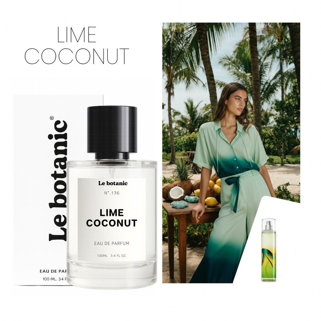 Perfume Lime Coconut - Le botanic - EDP - Travel Size - Alta Fixação