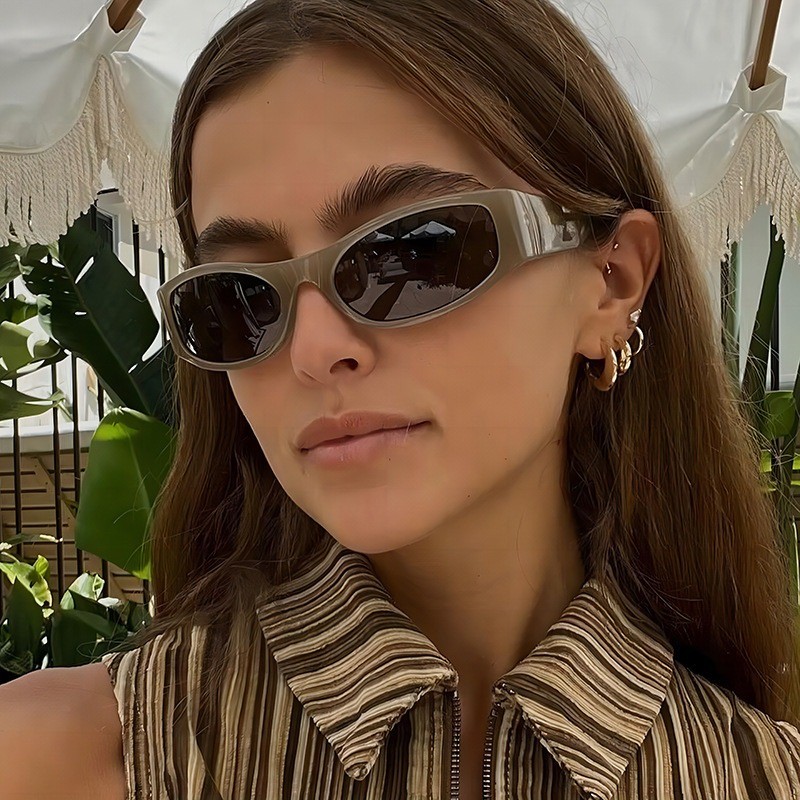 Entrega Rápida De Óculos De Sol Cat Eye Masculinos E Femininos , Elegantes , Estilo De Rua , UV400 em Oferta na Shopee