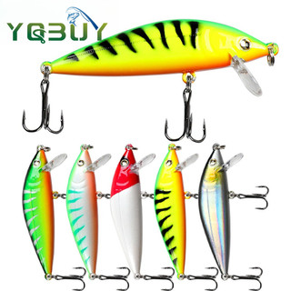 Isca De Pesca 7cm/9.5g Afundamento Lento Minnow Fundição 3D Olhos Lápis Iscas Laser Corrico Swimbait