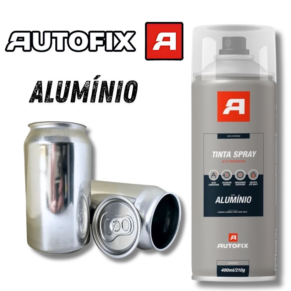 Spray Alumínio Alta Temperatura 400ml – Garantia Total