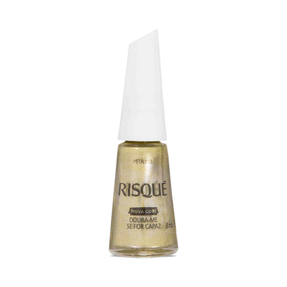Esmalte Risqué Metálico Nova Cor Doura-me se for Capaz em Oferta na Shopee