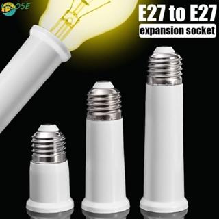 Extensor NIDOSE E27 Para E27 , Base Branca De Suporte Lâmpada De 65 Mm/95/120 , Conversor De Plástico em Oferta na Shopee