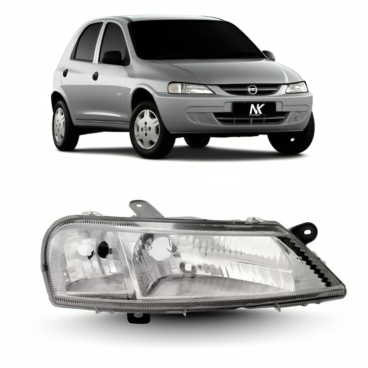 Detalhes do Par/Un Farol Dianteiro Celta 2000 2001 2002 2003 á 2006 Cromado