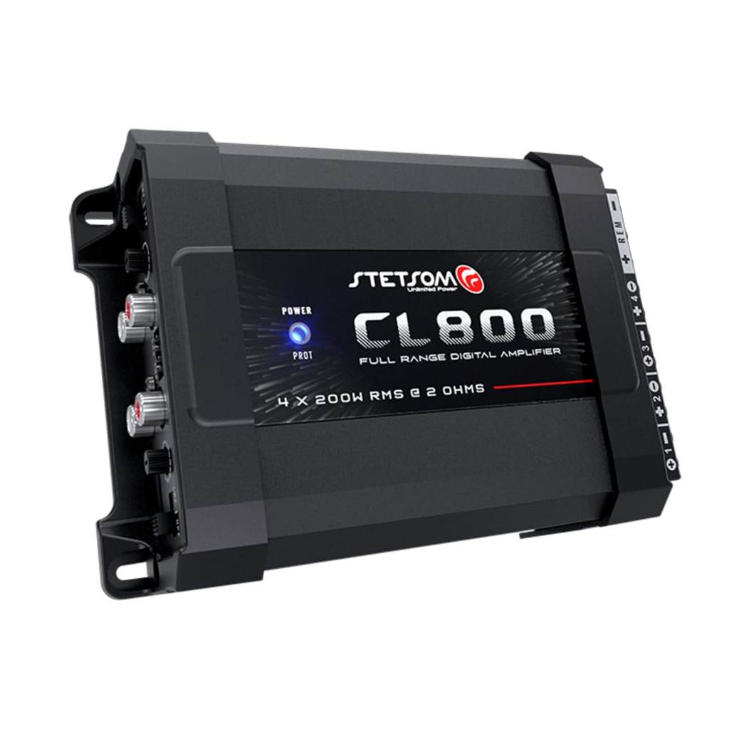 MODULO AMPLIFICADOR STETSOM CL 800 4 CANAIS POTENCIA 800W RMS