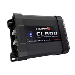 MODULO AMPLIFICADOR STETSOM CL 800 4 CANAIS POTENCIA 800W RMS