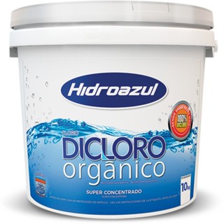 Dicloro Orgânico HidroAzul 56% 10kg em Oferta na Shopee
