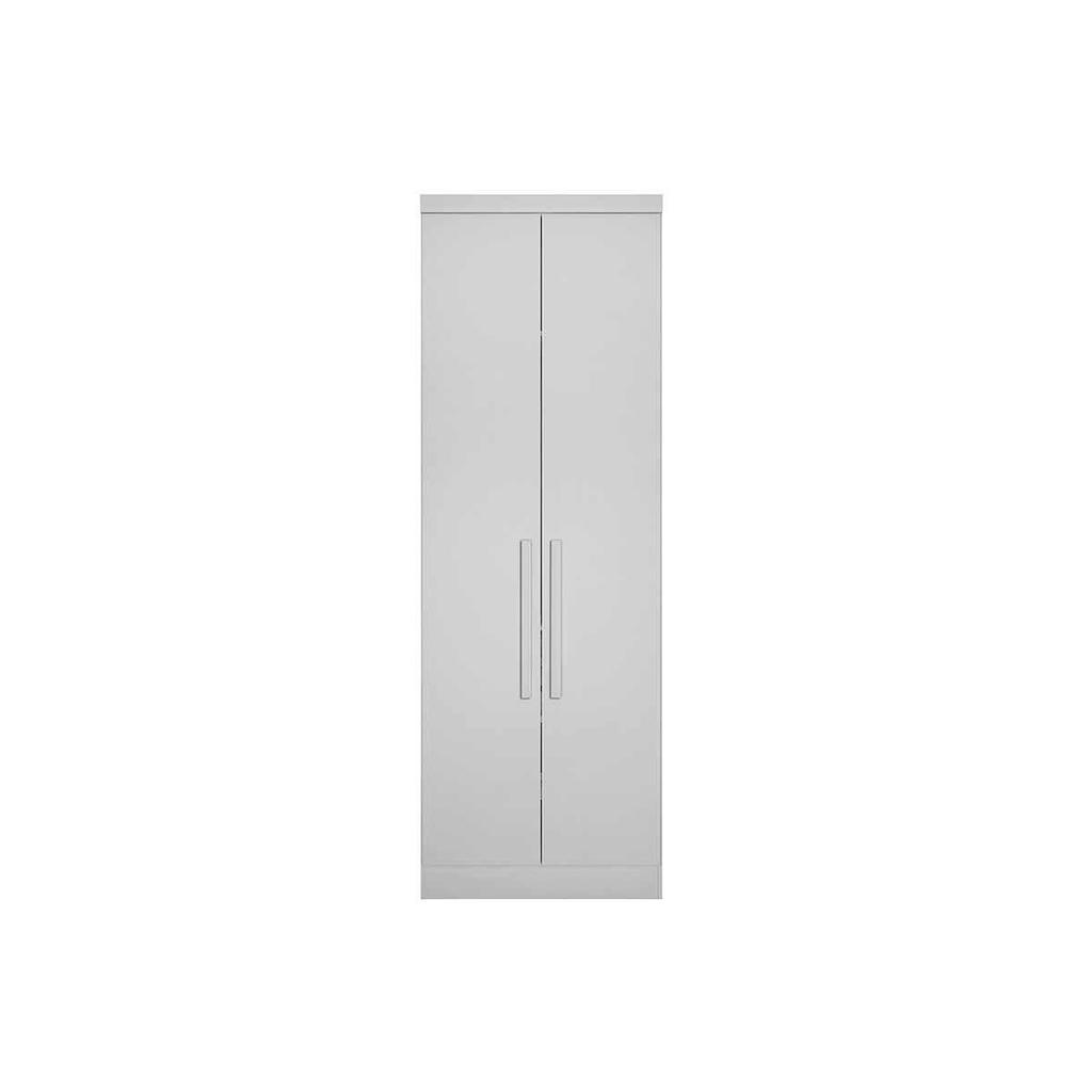 Módulo de Quarto Solteiro Guarda Roupa Rizon c/ 2 Portas e 3 Gavetas Branco - Novo Horizonte em Oferta na Shopee