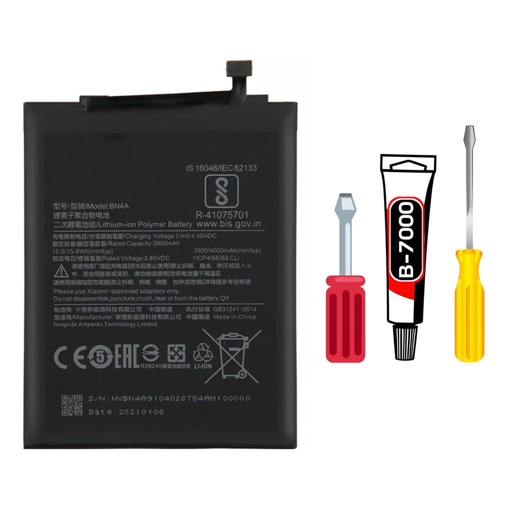 Bateria Para Redmi Note 7 | Note 7 Pro - Bn4a + Kit Reparo
