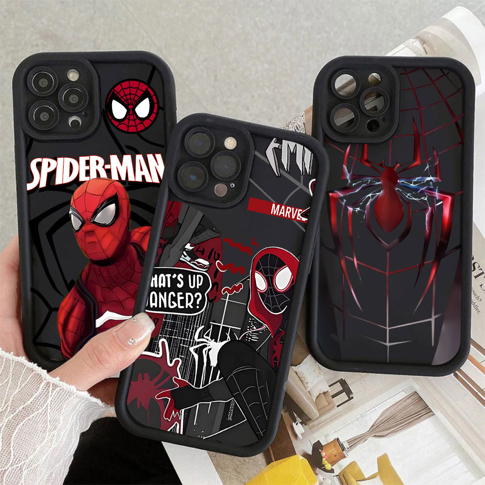 Capinha Para Samsung A07 A17 A56 A36 A55 A54 A16 A15 A14 A05S A34 A35 A32 Capa de celular Homem-Aranha de Caso