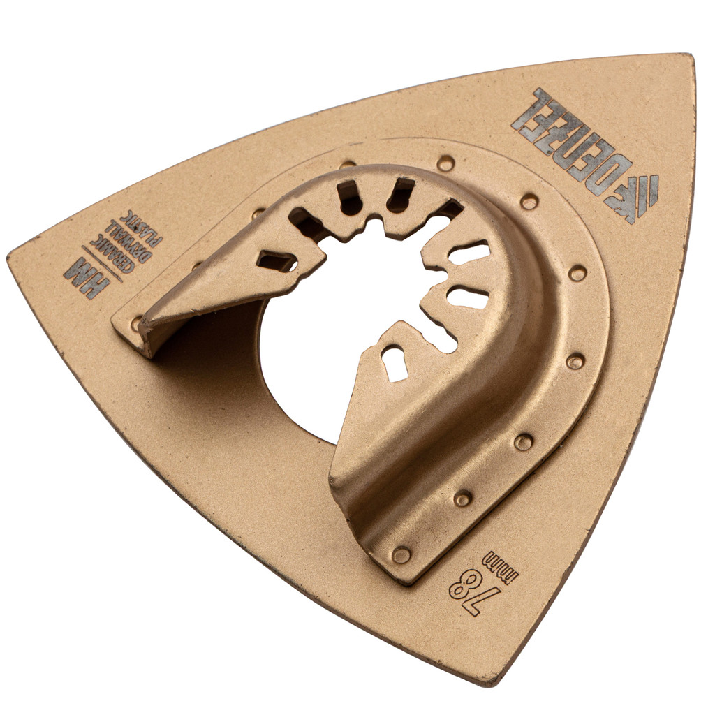 LAMINA MULTIFERRAMENTA, DELTOIDE, HM, PARA LADRILHO E MADEIRA, 78 MM, 1PC// DENZEL
