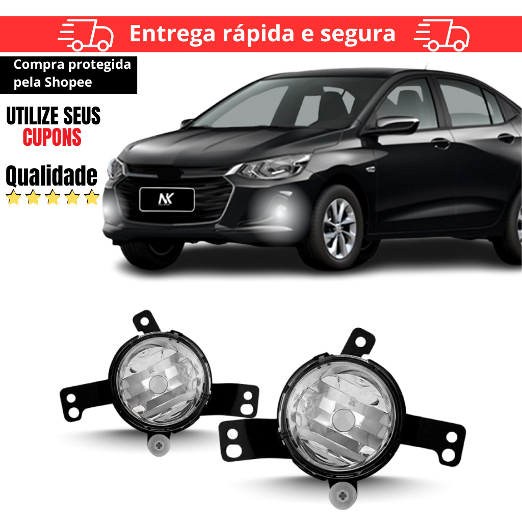 Par/Un Farol Milha Onix 2020 2021 2022 2023 2024 2025