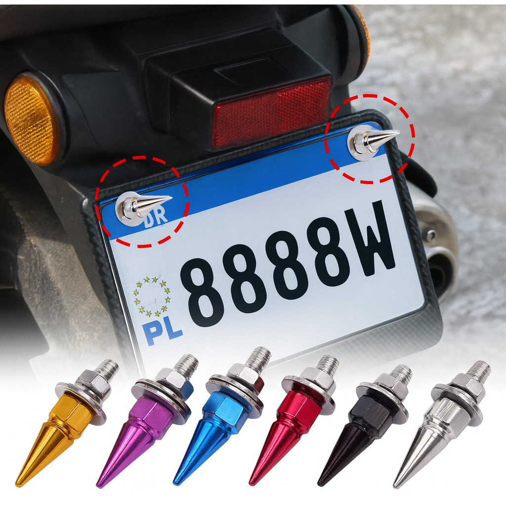 Parafuso Placa Carro Moto Porca Arruela Inox Aluminio Esportivo Universal em Oferta na Shopee