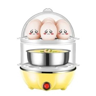 Máquina Cozedor Elétrico de Fazer 14 Ovos em Até 10 Min Multiuso Portátil - EGG POACHER 1…